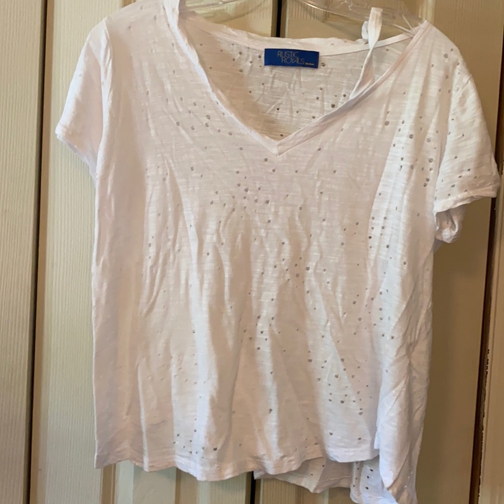 Cute holey shirt!